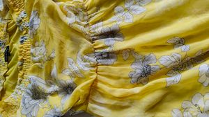 Sequin Hearts Girls Yellow Floral Cold Shoulder Dr
