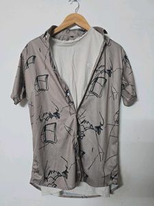 Abstract Print Shirt