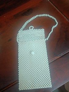 Vintage Beaded Cell Phone Bag