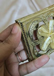 New Unused Ornate Gold Decorative Box