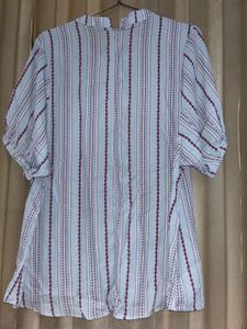 Striped Casual Top/ short kurti