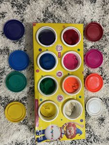 colourful clay set