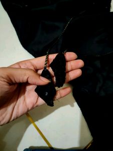 Black Sequence Blouse