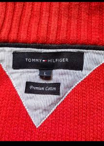 Tommy Hilfiger Red Knit Jacket