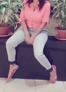 Orange Casual Shirt
