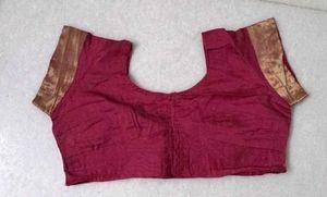 Rose Pink Saree With Blouse