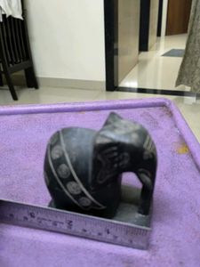 Stone Elephants,5x6.5cms App.,solid,very Nice,