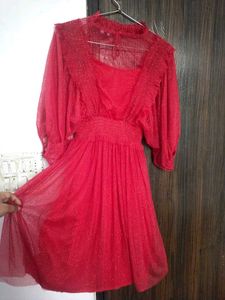 Pink Glitter Party Dress