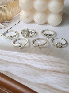 Cool Stackable Rings ( Set Of 6)