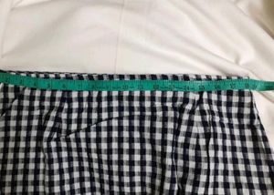38 Inches Mini Check Skirt