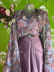 Wedding Trendy Saree Type Lehnga