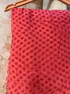 Beautiful Pretty Pink Beaded Saree