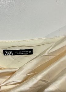 Silky Cowl Neck corset top