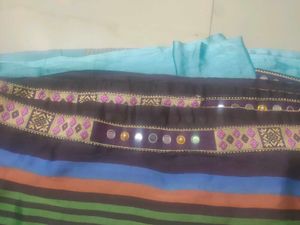 Set of 2 Unique Print Scarves Only Saree