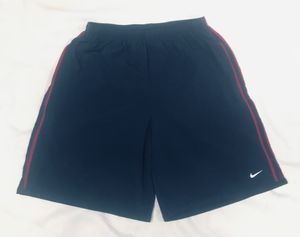 Black Nike Dri-Fit Shorts With Red Line compressio