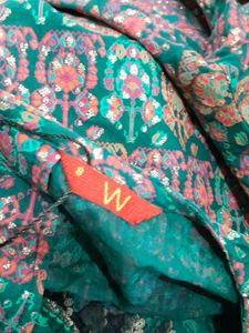 Green Printed Kurta Set For Women&#39;s