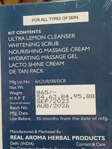 Real Aroma Diamond Facial Kit 600 Gram