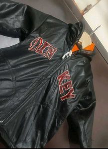 Black Sweatshirt Pajami Set For 3- 6 Month Baby