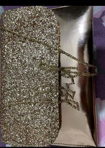 glitter sling bag