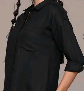 Classic Black Button-Down Shirt