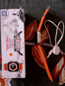 T800 Ultra Smartwatch - Orange Band
