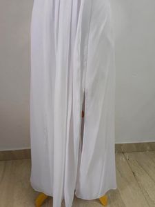 White Strapless Maxi Dress