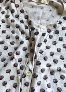 Floral Print Cardigan