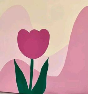 Pink Tulip Canvas Art