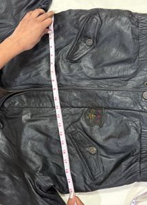 Leather Bomber Jacket