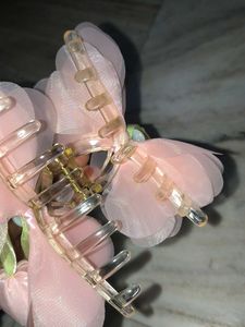 tulip🆕Pink Floral Hair Clip