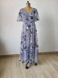 Floral Print  Gown