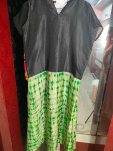 Embroidered Mirrorwork Fulkari Work Kurti