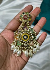 Pakistani work earrings