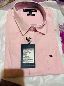 Tommy Hilfiger Peach Casual Shirt