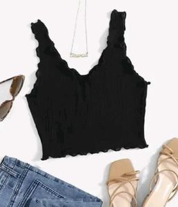 Black Sleeveless Top