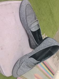 NEXT Silver Shining LOAFER
