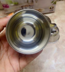 steel tea coffee cup set