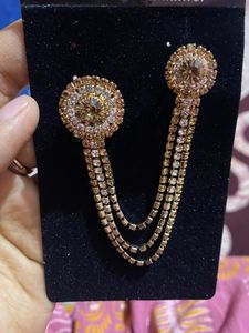 Diamond Hair Bunch Or Brooch