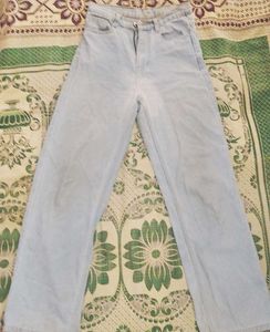 Light Wash Wide Leg Jeans