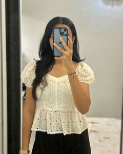 People Sweetheart Neck Cotton Top