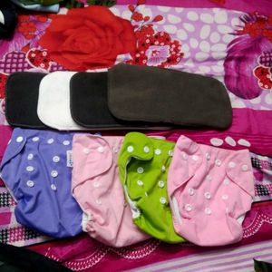 10 Pieces Combo Reusable Diaper