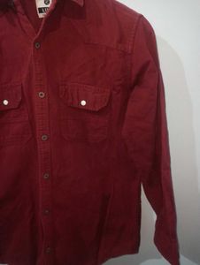 A Maroon Colour Shirt For men
