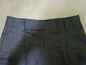 Grey Pleated Trousers