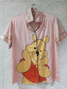 Winnie the Pooh Pink Pajama Top