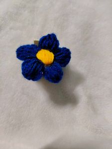 Blue Flower Hair Clip