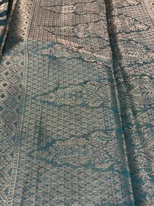 Elegant Green Patterned Saree