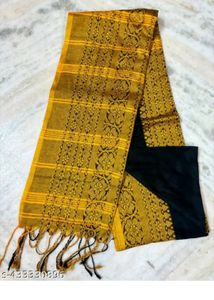94)Begumpuri Saree Black Brown