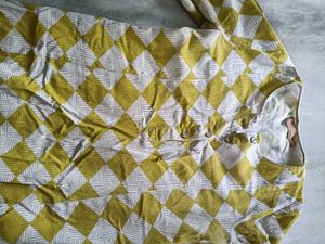 Yellow &amp; White Kurta Set