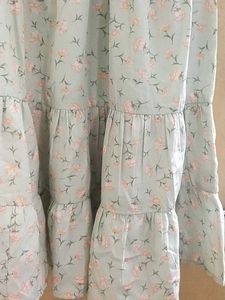 Floral Print Tiered Mini Dress