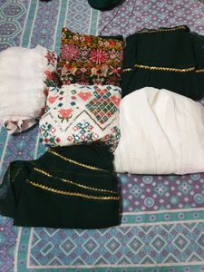 Embroidered Kurta &amp; sarara Set